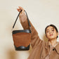 2024 Trend Suede Shoulder Bucket Handbag