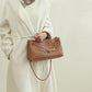 Women's Stylish Bag Genuine Leather Braided Handbag Shoulder Bag