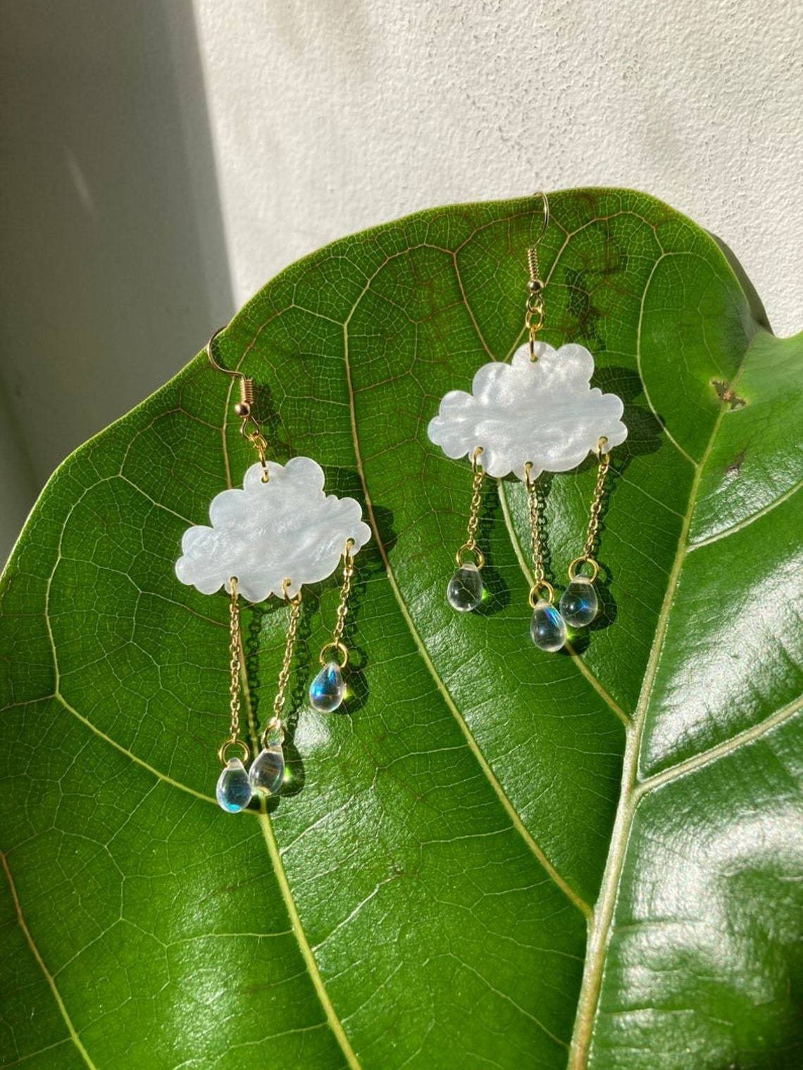 Acrylic beautiful ear ornaments earrings