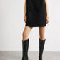 Black patent leather point toe stiletto heel knee-high boots