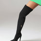 Black Pointed Toe Stiletto Heel Fashion Thigh High Boots