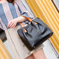 Simple Leather Work Handbag Tote Bag