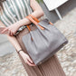 Simple Leather Work Handbag Tote Bag