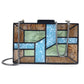 Brown Acrylic Evening Clutch Bag