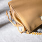 Brown Leather Retro One Handle Handbag