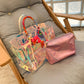 Gold Luck Colors Hologram Summer Beach Transparent Clear Bag