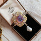 <tc>French Vintage Dream Angel Brooch Baroque Pearl Pendant Brooch Pin</tc>