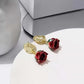 Gentle Fairy Design Earrings Eternal Rose Flower Pendant Earrings