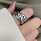 Women's Gold Silver Chic Chunky Open Ring