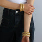 Gold Fashion Chic Chunky Bracelet