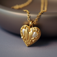 golden heart necklace