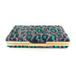 Green Leopard Print Sequence Beaded Clutch Evening Bag