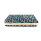 Green Leopard Print Sequence Beaded Clutch Evening Bag