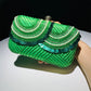 Green Sequence Embroidery Beaded Party Bag Clutch Handbag