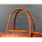 <tc>Brown Hand Painted Desert Camel Leather Tote Bag</tc>