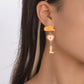 Hat Heart Oil Multi Layer Love Cowboy Boots Fashion Earrings