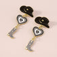 Hat Heart Oil Multi Layer Love Cowboy Boots Fashion Earrings