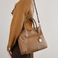 <tc>Brown High Quality Cowhitote Multi Functional Handbag For Office Travel</tc>