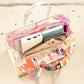 Hologram Laser Beach Handbag Summer Transparent Clear Bag