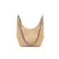 Leather Chain Shoulder Hobo Bag