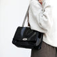 Leather Flap Message Shoulder Bag Retro Chain Bag