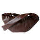 Leather Shoulder Zipper Bag Retro Crossbody Bag