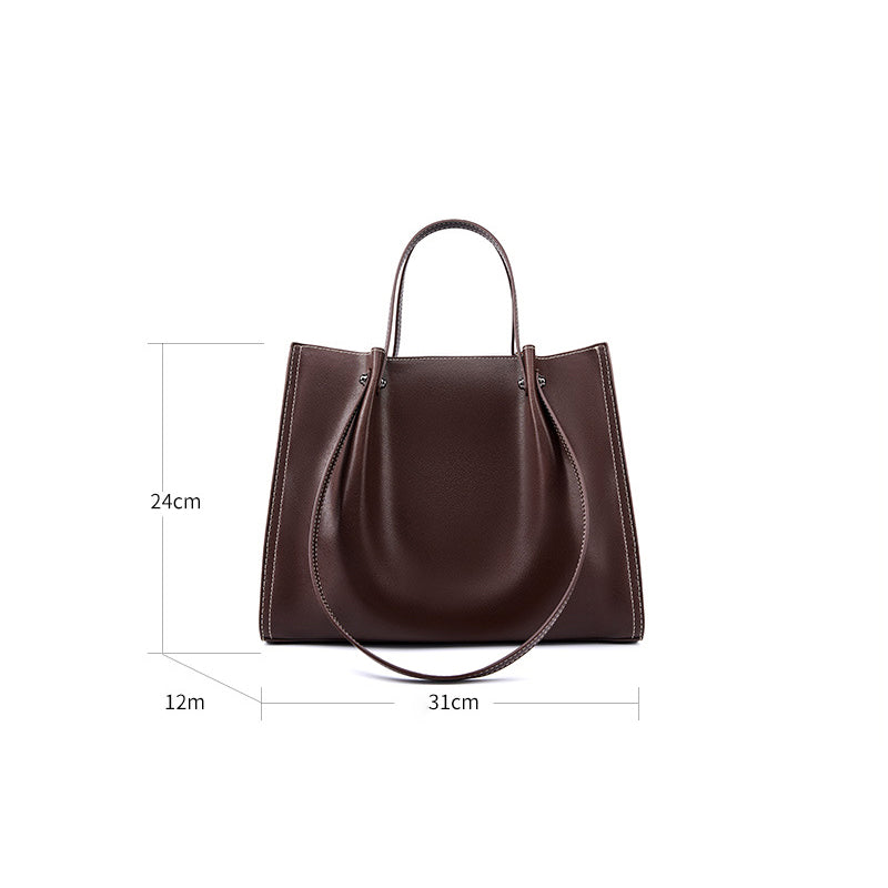 Leather New Arrival Commuting Tote Bag Large Capacity Bag