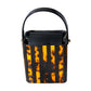 Leotard pattern trend retro handbag popular acrylic shoulder bucket bag