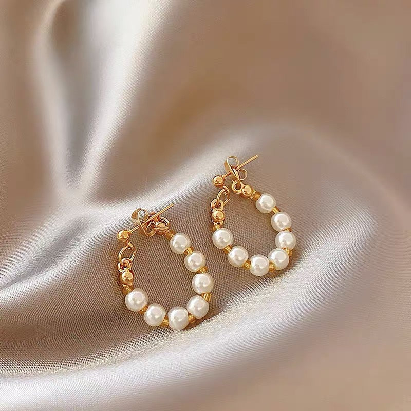 natural freshwater pearl earrings