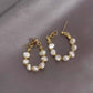 natural freshwater pearl earrings