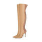 Nude Mesh Sports Style Spring Sexy Thigh High Boots Long Boots