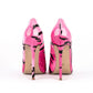 Pink Tiger Pattern Patent Leather Pointed Toe Stiletto Heel Popular Pumps