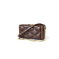 Diamond Pattern Box Shoulder Bag Shoulder Bag with Chain