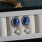 Retro Women's Relief Pearl Earrings