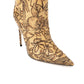 Retro Embossed Flowers Stiletto Heel Ankle Booties