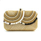 Golden Sequence Embroidery Beaded Party Bag Clutch Handbag