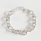 Chic bracelet featuring a thick silver chunky chain