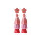 Summer Beach Trend Tassel Dangle Bohemian Earrings Beads Flower Earrings