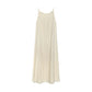 Tencel Hemp Tassel Hanging Neck Dress