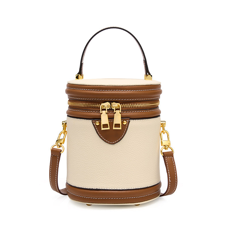 Trendy fashion cylinder bucket handbag shoulder boss bag