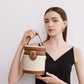 Trendy fashion cylinder bucket handbag shoulder boss bag