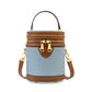 Trendy fashion cylinder bucket handbag shoulder boss bag