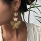 Trendy Hollow Out Butterfly Fashion Earrings