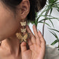 Trendy Hollow Out Butterfly Fashion Earrings