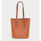 Trendy retro leather shoulder tote bucket bag