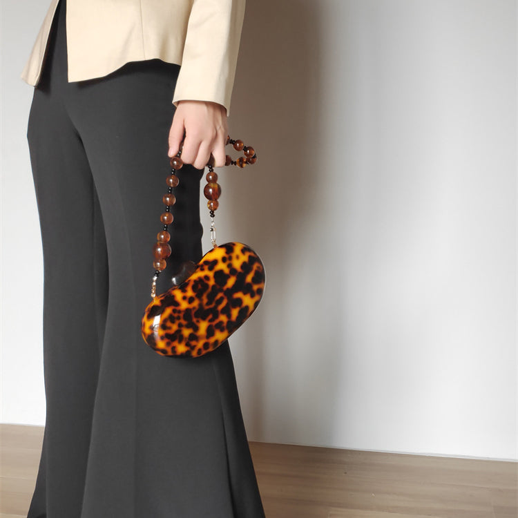 Vintage Tortoise Shell Dinner Bag Party Clutch Bag