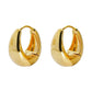 vintage chic buckle earrings