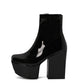 <tc>Women's Black Patent Leather Square Toe Block Heel Platform Ankle Boots</tc>