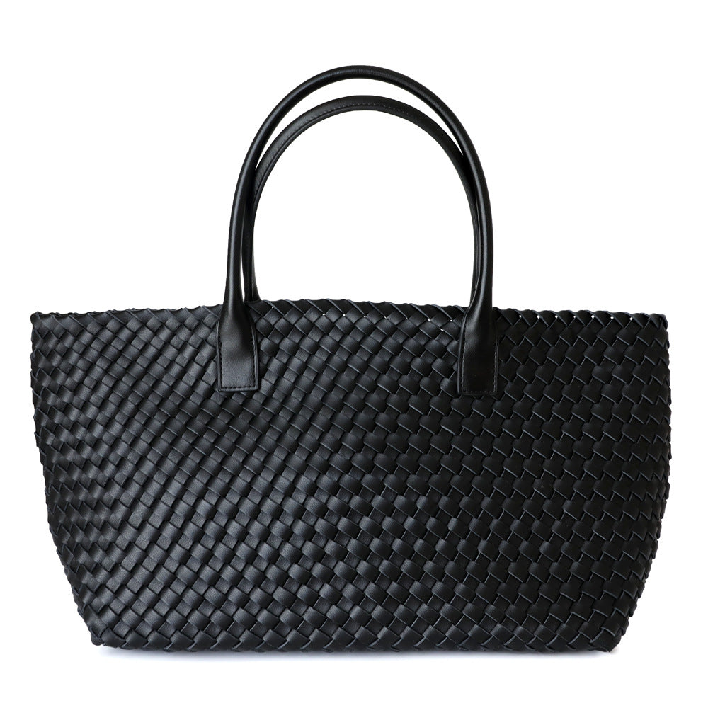 Women's Leather Handbags Work Trends Braided Tote Bags