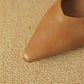 Women's Leather Pointed Toe Flat Shoes Low Heel Mary Jane Shoes